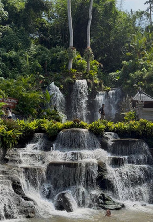Poh Gading Waterfall in the jungle