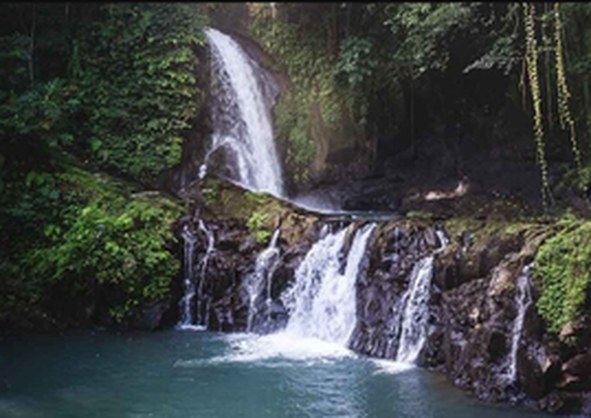 Tukad Cepung Waterfall hidden inside a cave