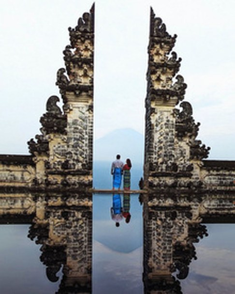 Gate of Heaven at Lempuyang Temple in east Bali